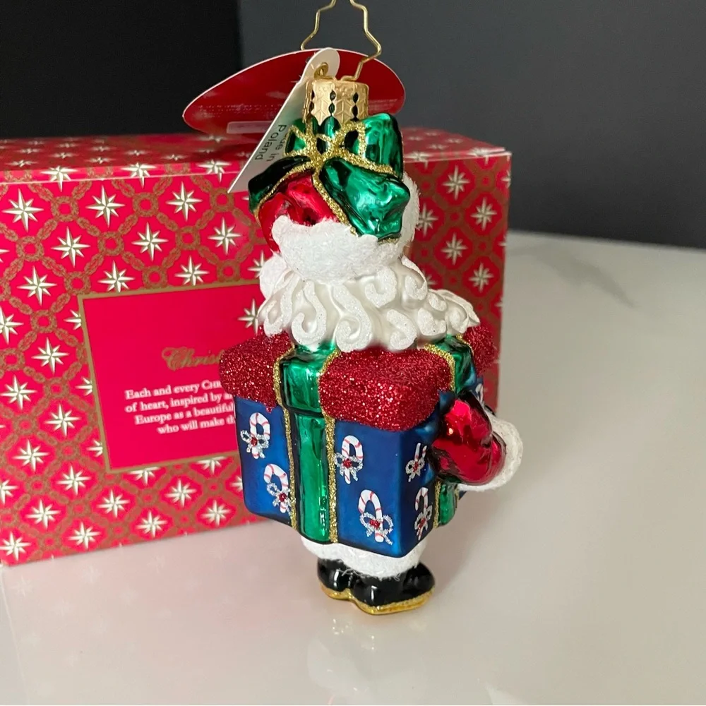 Santa's Surprise Ornament by Christopher Radko